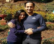 neha pant with her husband mayank pant.jpg from neha pant from abp news must figure and boobs show full nude