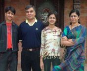 sriti jha with her family.jpg from sriti jha biography parents father husband wiki age instagram 1 jpg