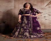 indian dress purple color bridal lehenga 359p.jpg from desi lila