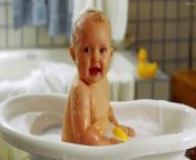 cute baby boy bathing kd38.jpg from bathing
