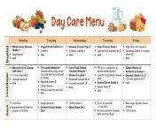 sample daycare menus printable 100677.jpg from from