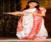 13 white bengali saree with zari border and leaf design.jpg from bengali model saree fashion video full nude pussy sho