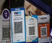 a general store advertises the use of phonepe paytm google pay and amazon pay digital payment systems in mumbai india on saturday july 17 2021 india had a record 6 3 billion of funding and deals for technology startups in the second quarter while funding to china based companies dropped 18 from a peak of 27 7 billion in the fourth quarter of 2020 according to data from research firm cb insights.jpg from paytam imo