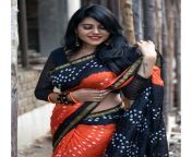 nivisha hot and sexy photos in saree 11.jpg from tv serial actress hot sare short blouse