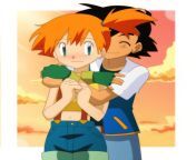 ash and misty misty and ash 40251414 1024 1116.png from pokemon ash and misty xvid