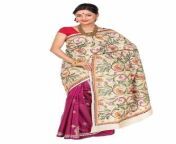 bengali kantha stitch silk tussar half n half saree 500x500.jpg from www bangla saree p