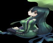 tsuyu asui render by shinigamidesign dbqg8ht.png from asui
