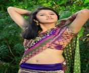 kowslya hot navel show photos 26.jpg from navel press when saree tiying closeup