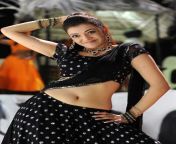 kajal agarwal hot navel in black half sari www indianmovieactress blogspot com.jpg from actress kajal in
