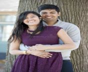 young happy indian couple posing near tree sunny day 54806304.jpg from indian desi young couple se
