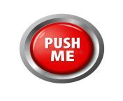 glossy red button words push me isolated white background bright plastic metal circles realistic vector illustration 86979384.jpg from push me