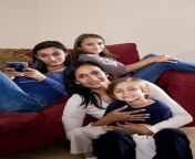mother three children sitting home together 12696171.jpg from desi mom and son mixe sex
