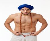 naked healthy athletic indian man portrait handsome white background 91047166.jpg from indian naked dar