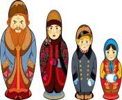national russian nesting dolls russian family depicting merchant 59745055.jpg from rússian watchme247 michelle family