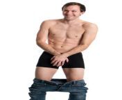 pantsed shirtless man laughs covers up pants pulled down 36483316.jpg from pants pull