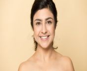 profile picture smiling young naked indian woman isolated yellow studio background show natural beauty headshot portrait 222453263.jpg from indian young necked