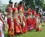 rongali bihu rong ghar historical sivasagar assam assamese peoples celebrating assamese young girls dancing dance 53141459.jpg from hot assamese on video call