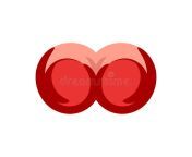big female boobs cartoon style red bra vector illustration beautiful breast underclothes store intime shop eps 121970273.jpg from asia devil boobs and sex