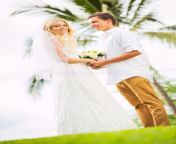 bride groom romantic newly married couple holding hands ju just 36074207.jpg from bride newly