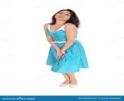 woman need bathroom beautiful blue dress standing her hands her legs to pee isolated white background 94395157.jpg from indian in nked bthroom