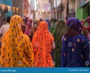 women colorful sarees village agra india mathura feburary 168763459.jpg from indian village pure dehati saree sex bihari land groom hot xxx