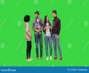 young happy people chatting telling funny things joking laughing full size video green screen chroma key wide shot front view 213150559.jpg from view full screen cute video leaked mp4