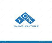 yqk letter logo design white background creative initials concept 244158314.jpg from yqk