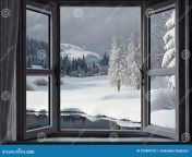 view window winter landscape snowy village pond 292800752.jpg from view full screen village outdoor free porn video with lover mp4 jpg