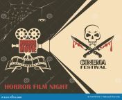 horror night cinema poster retro movie projector background horror movie poster 130785769.jpg from horror movie 🍿 ok
