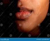 indian mouth face half girl showing her lips chin black background 81096757.jpg from desi mouth