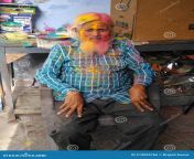 indian old man colours face image having his there festival india called holi 219094766.jpg from old guy enjoying hot indian babe mp4