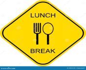 lunch break vector sign 10253740.jpg from break lunch