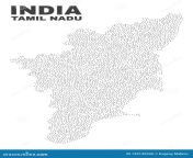 mappa dello stato del tamil nadu di vettore dei punti progettata con i piccoli l astrazione nel colore nero è isolata su un fondo 139145926.jpg from tamil punti