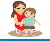 mom holding baby helping walk happy girl to 152149645.jpg from mama holding xxx and
