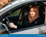 muslim woman car as driver arabic hijab driving 135373034.jpg from muslim grils car sexnty romence unc