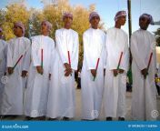 omani arab men traditional band boys performing muscat festival 184286225.jpg from arab omani