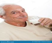 portrait elderly man drinking milk elderly man drinking milk 135927786.jpg from man drink mallu boomb milk with sex