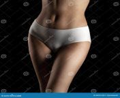 sexy body indian female slim young woman beautiful white panties front black background 48101350.jpg from indian wearing sexy panties and bralack couple tutorial