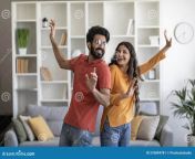 cheerful young indian couple dancing home living room interior romantic millennial eastern spouses having fun laughing 276894781.jpg from indian couple having fun in homemade sex tape