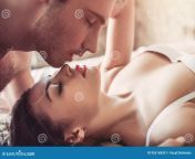 couple having sex bed beautiful passionate kiss 95316830.jpg from beautiful english sex