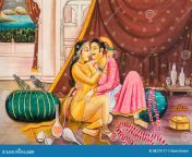 erotic nude rajasthani shekawati fresco painting mandawa rajasthan india found region 88279117.jpg from nude rajasthani a
