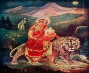 goddess parvati and her son ganesha.jpg from pervati