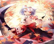 184771 touhou inubashiri momiji ribbon forest sheet nekomimi shields sword short hair trees anime girls anime.jpg from amime