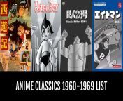 anime classics 19601969 207208.jpg from 1960 anime