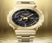 casio g shock gmb2100gd9a gshock all gold bracelet ip coated 8.jpg from shock to see