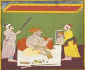 anonymous indian 18 raja sri sarwhal singh gazing into a mirror.jpg from indian 18 sar