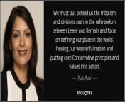 quote we must put behind us the tribalism and divisions seen in the referendum between leave priti patel 150 48 18.jpg from axay priti z
