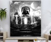inspirational sunset buddha home decor wall art canvas wall hanging art spiritual awakening art within by naked monkey 36581321507067 1134x jpgv1643778910 from naked hanging art