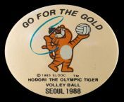 sp hodori the olympic tiger button busy beaver button museum.png from hotdori