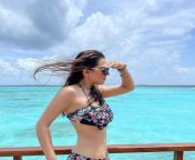 hansika motwani flaunts her beach body un primted bikini while vacationing in maldives 1.jpg from heroine haniska sexexo mocambique